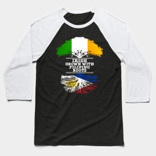 Irish Grown With Filipino Roots - Gift for Philippines With Roots From Filipino Baseball T-Shirt